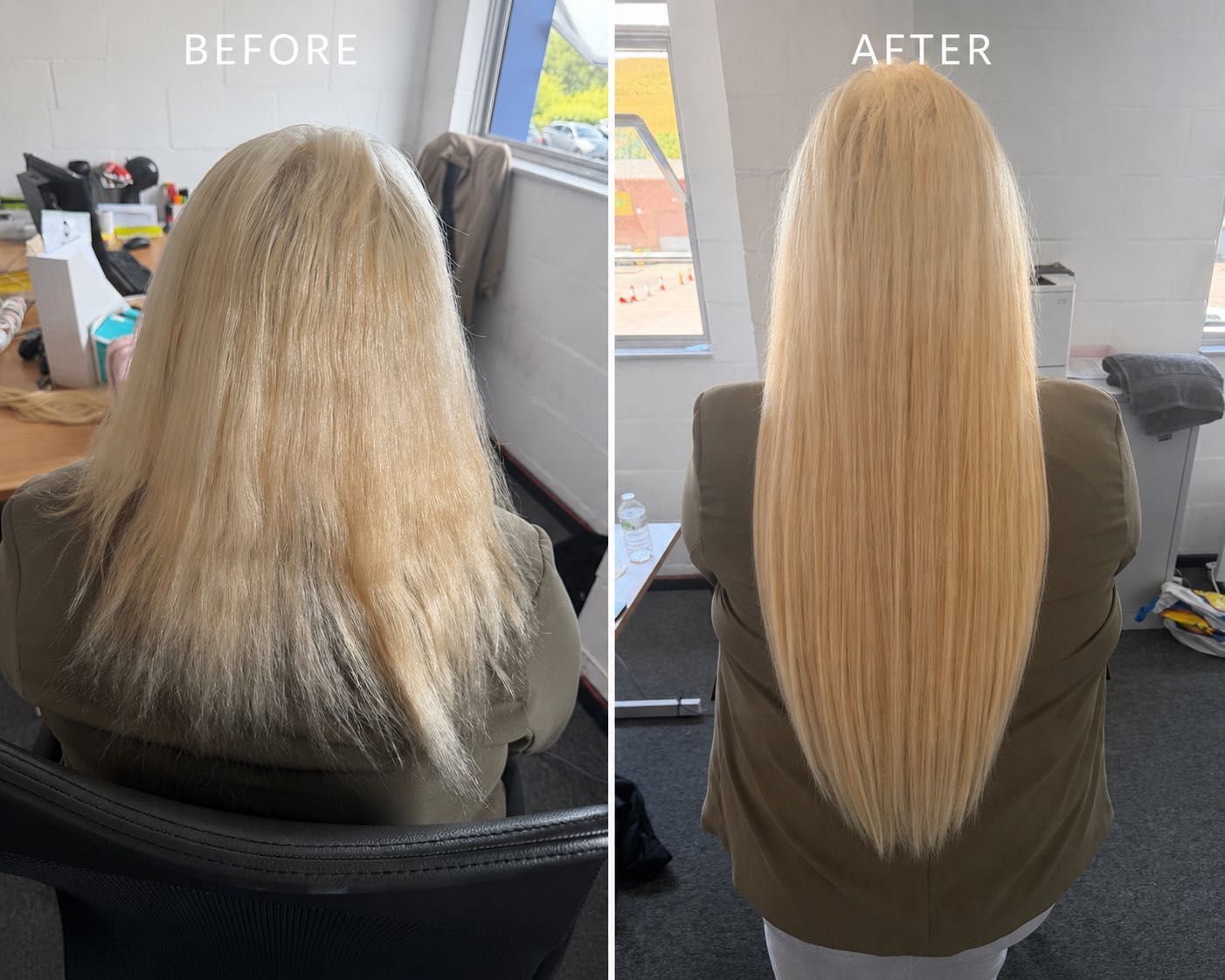 HI Hair Extensions transformation